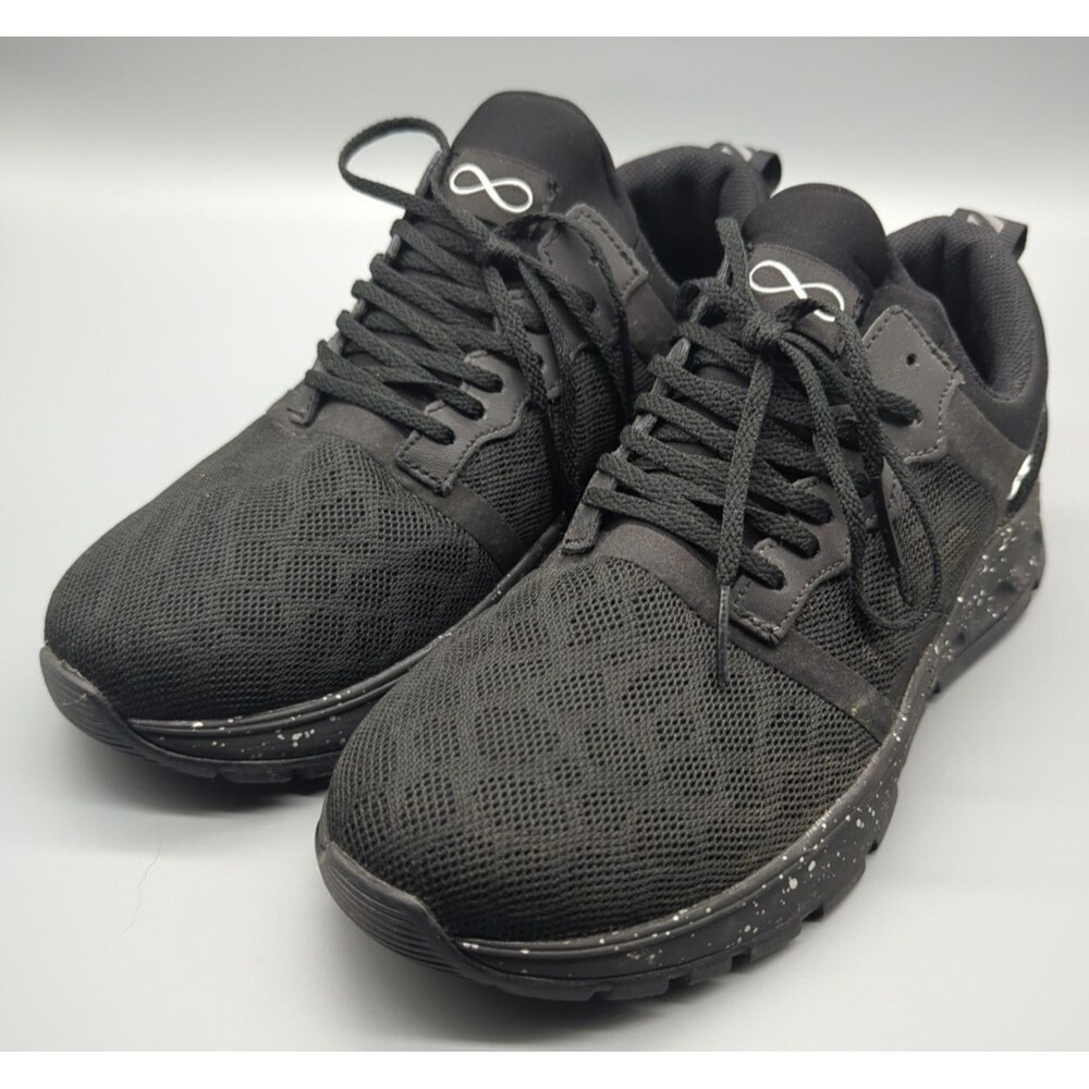Infinity Women's Fly Black Speckled Athletic Shoes 6.5 Antimicrobial Nurse Chef - Picture 2 of 12